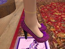 Ladies simple gold anklet chain