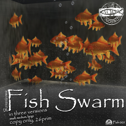 SA AQUA SWIMMING FISH Swarm  #005