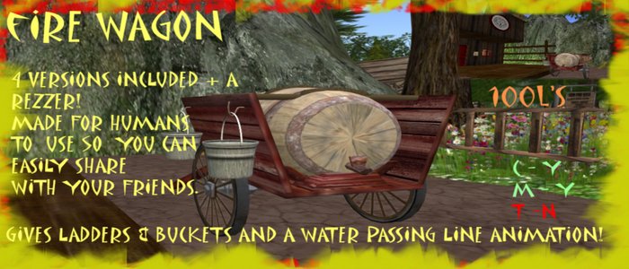 Fire Wagon Cart