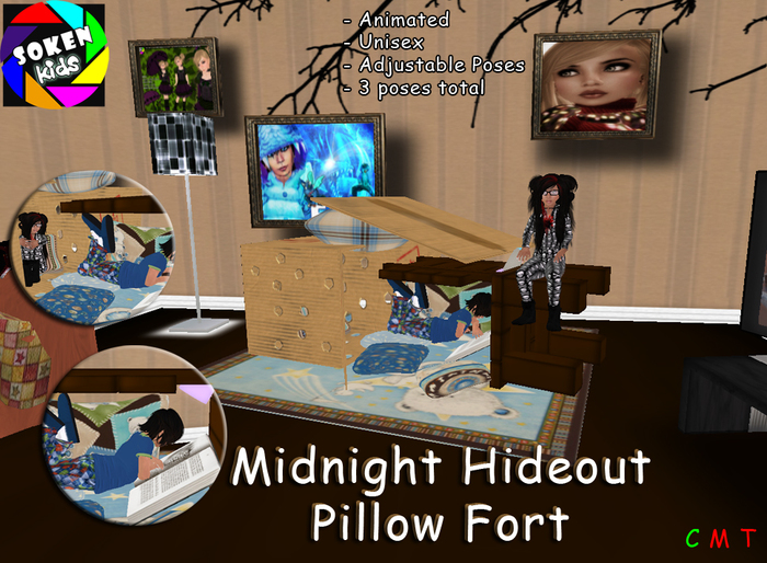 [S.K.] Midnight Hideout Pillow Fort
