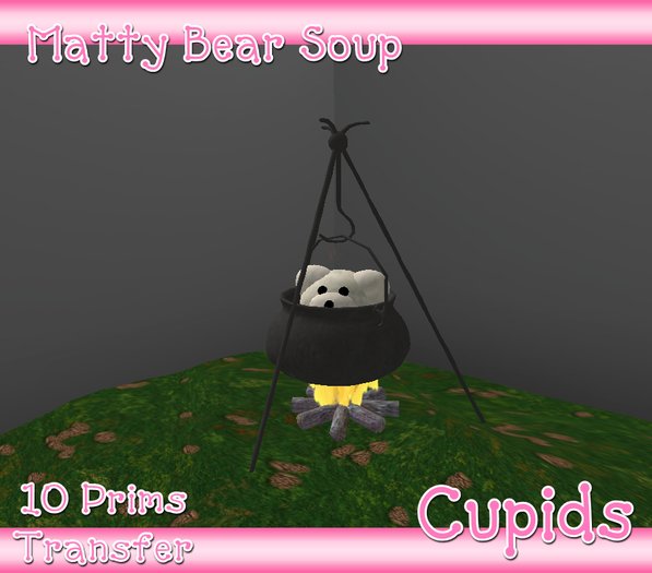 *CUPIDS* TEDDER BEAR SOUP [Boxed]