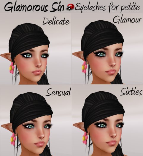 Glamorous Sin - Eyelashes petite - Delicate