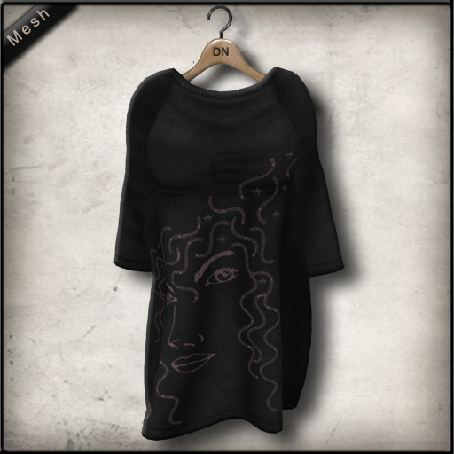 DN Mesh Oversized Shirt - Print1