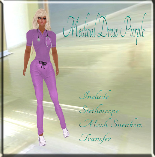 LSR - Medical Dress Purple