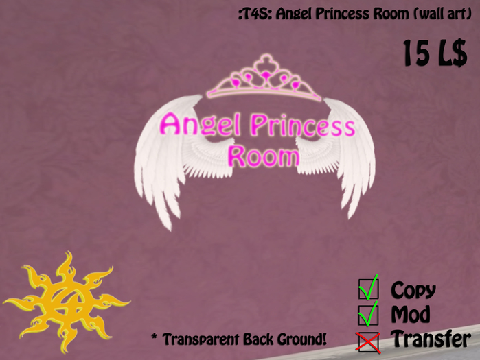 :T4S: Angel Princess Room (wall art)