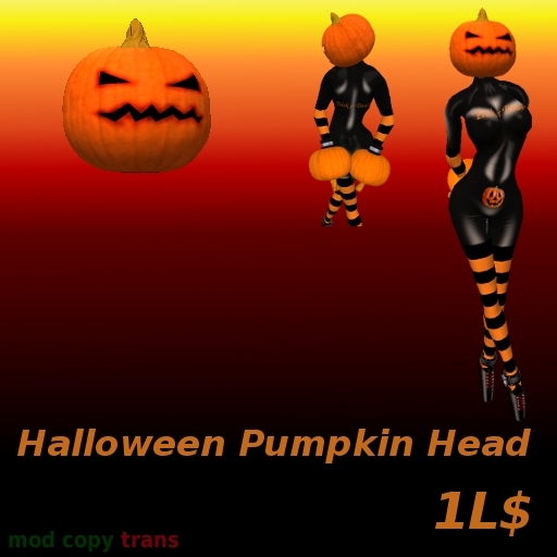 Halloween Pumpkin Head