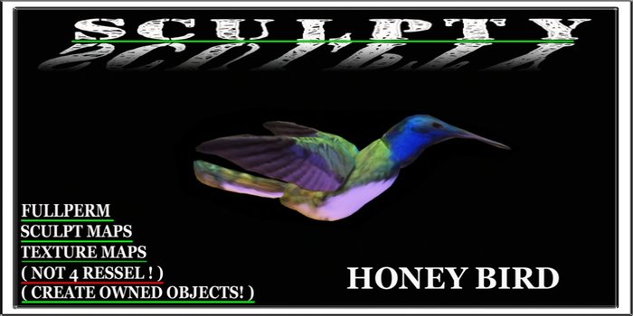 SCULPTY HONEY BIRD BOXED