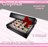 *CUPIDS*Sweet Cupcakes Black Box SPRINKLES 