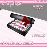 *CUPIDS*Sweet Cupcakes Black Box Pinks