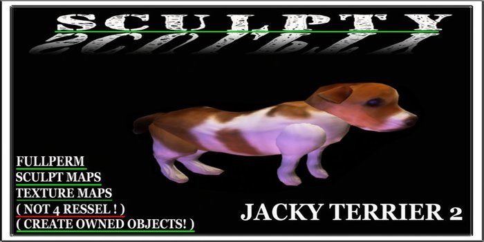 SCULPTY JACK TERRIER 2 BOXED