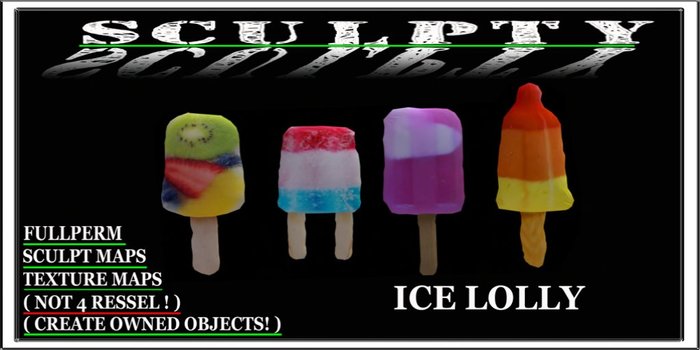 SCULPTY ICE LOLLY BOXED