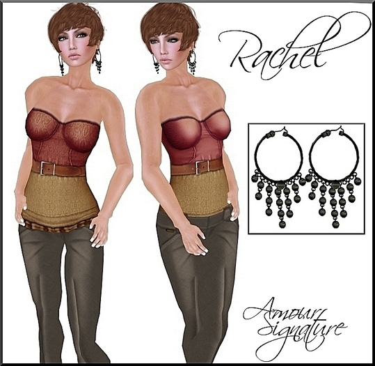 Amour Signature - Rachel Outfit - Pink/Tan