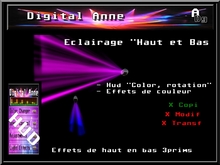 spot simple couleur Haut/bas + HUD 250l$ (copi) 3prims