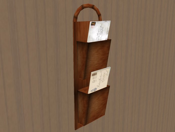 Wall letter holder
