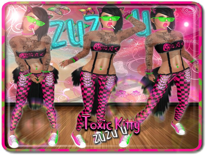 !...:::ZUZU~U::...! ~Toxic Kitty~ Pink
