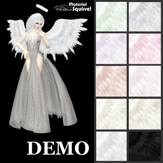 Valoel DEMO Angel Wings - Flexi Scripted Wings by Material Squirrel