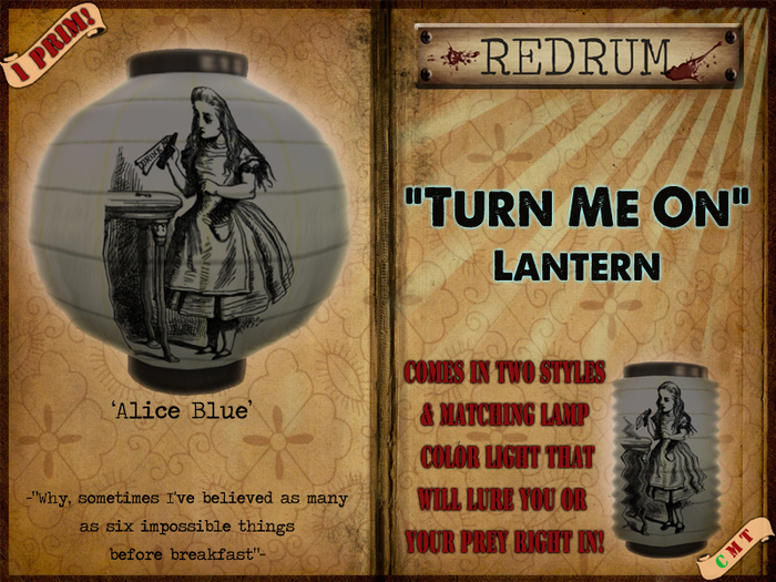 +REDRUM+ LANTERN Alice Blue