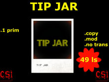 TIP JAR (box)