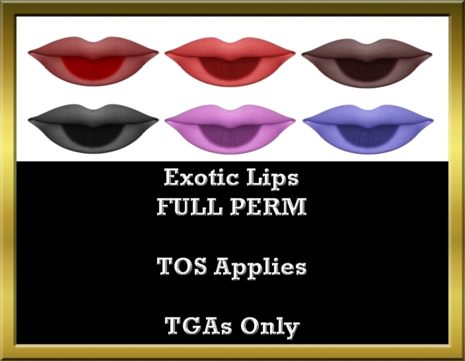 Exotic Lip Full Perm Textures