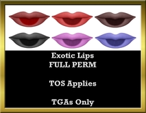 Exotic Lip Full Perm Textures