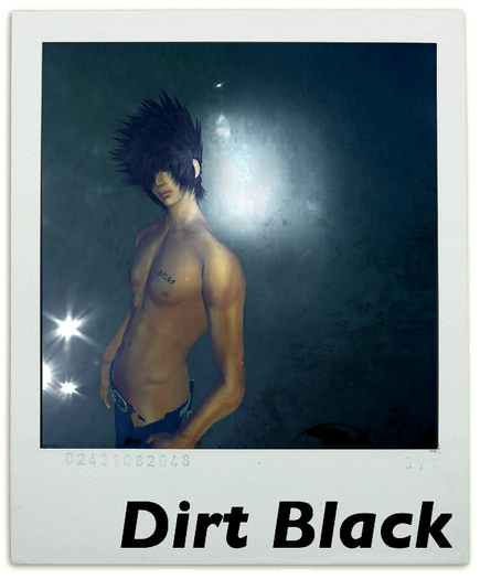 *Akito Hair* Dirt Black