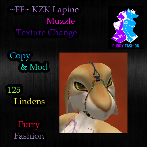 ~FF~ KZK Lapine Muzzle (Texture Change)