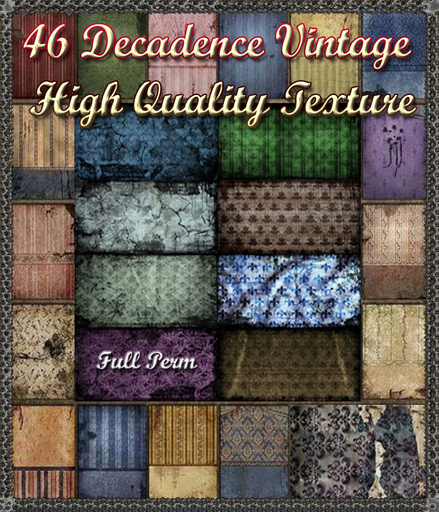 46 Decadence vintage textures