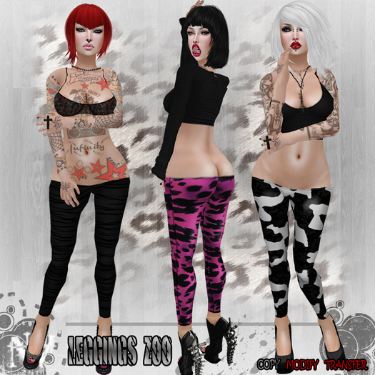 [NV] LEGGINGS ZOO  FAT PACK