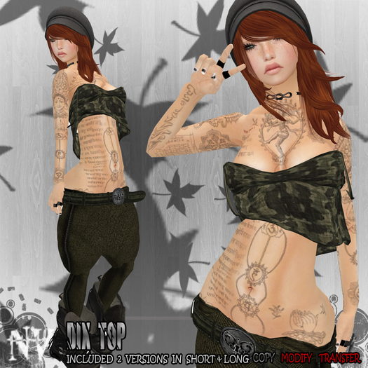 [NV] DIX TOP -Grey- 1