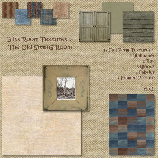 Bliss Room Textures - Old Sitting Room - Box