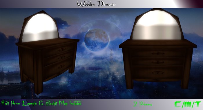 EVO - Wooden Dresser Boxed