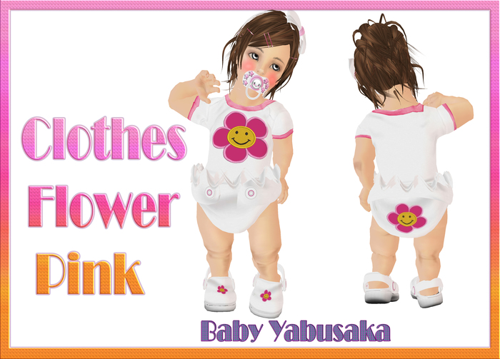 Clothes Flower Pink Yabusaka 