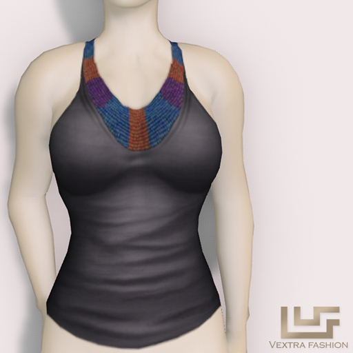 *VEXTRA FASHION* "Gypsy" Tank Top - Black