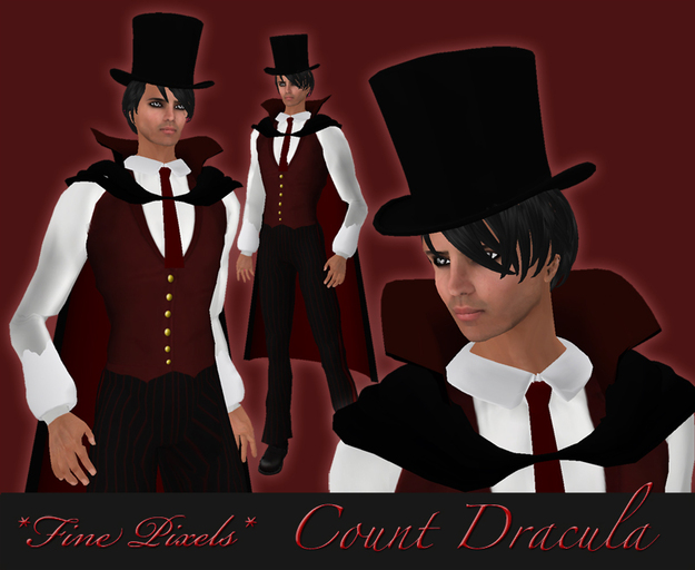 *Fine Pixels* Count Dracula Costume