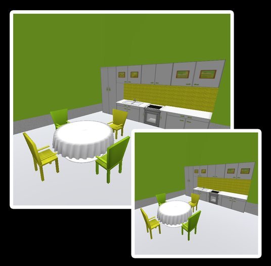 Kitchen (yellow-green)