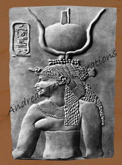Cleopatra - Egyptian Bas Relief 