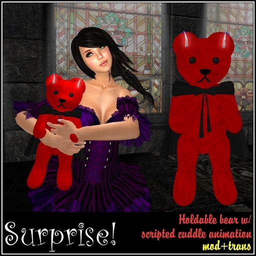 Surprise! Huggable Devil Bear