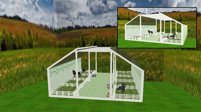 Green Stable (24 x 20)