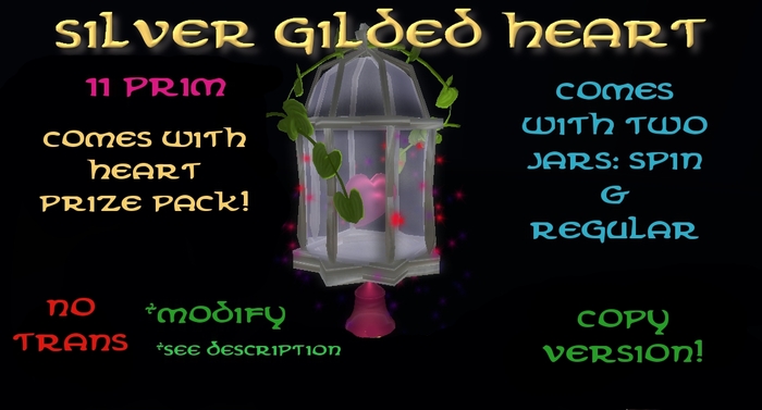 {S} Gilded Heart Tip Jars (Copy)