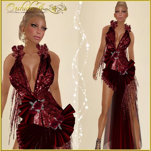 ** Orchidea**  glitter red red