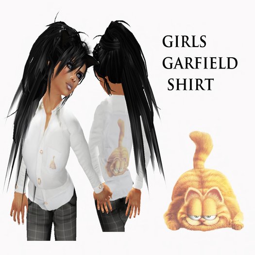 GIRLS GARFIELD SHIRT FOR KIDS