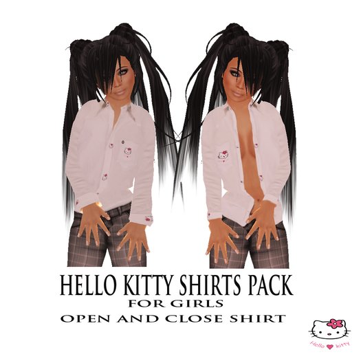 GIRLS KITTY SHIRTS PACK 
