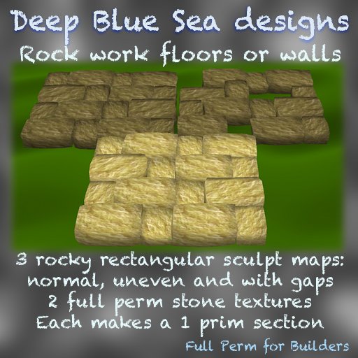 DBS rockwork sculpts - 3 maps & 2 textures (crated) 