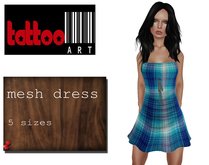 TattooArt Rigged Mesh Dress Plaid