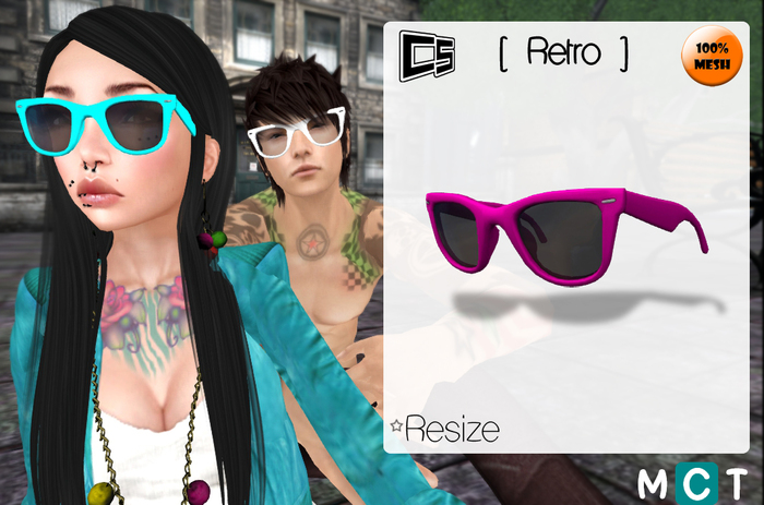 [ Retro Glasses ]::Color: pinkd