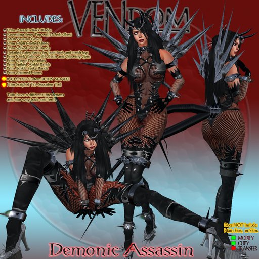 Demonic Assassin Set [VENDOM]