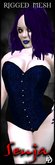 Dare Designs: Senja corset - blue