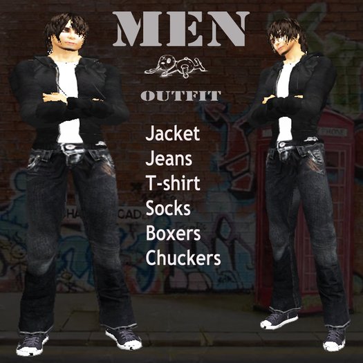 MEN HOODIE TOTAL OUTFIT