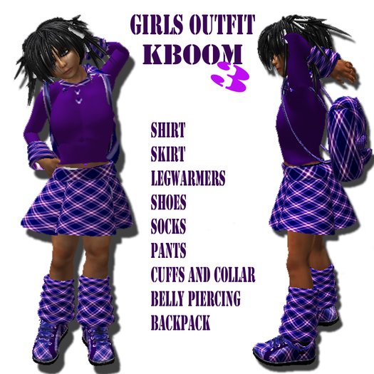 GIRLS KBOOM OUTFIT 3 