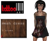 TattooArt Rigged Mesh Dress Rock